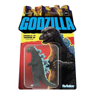 Godzilla - 1974 - Charged Up - Toho - Wave 6 - ReAction - Super7 - Case Fresh-image