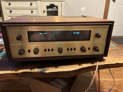 Fisher 800-B Vintage Tube Stereo Receiver Amplifier Tubes TESTED & WORKING!!!!!!-image