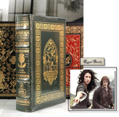AN ECHO IN THE BONE Gabaldon - Easton Press🖋SIGNED EDITION🖊SEALED w/BOX -image