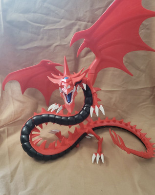 2002 Yu-Gi-Oh Slifer The Sky Dragon Deluxe Model  Figure 13 ( damaged on head ) -image