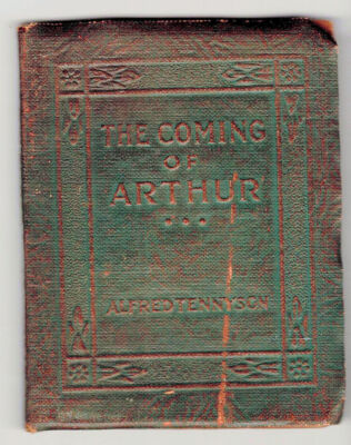 1924 The Coming of Arthur Alfred Tennyson Little Leather Library Robt. Haas Book-image