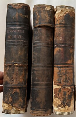 3 Volumes Pennsylvania Archives Second Series Vol X, XI, XII 1895-image