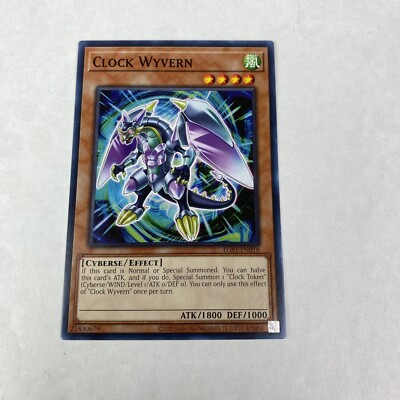 Yugioh Clock Wyvern Egs1-en018 Egyptian God Deck Slifer The Sky Dragon-image