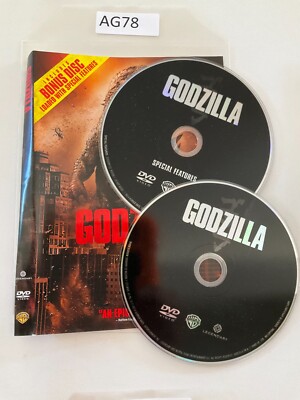Godzilla (DVD, 2014)  No Case No Tracking #AG78-image