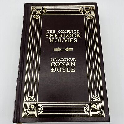 The Complete Sherlock Holmes Sir Arthur Conan Doyle Leatherbound Barnes & Noble -image
