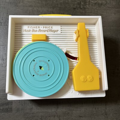 Fisher Price Music Box Record Player Mattel 2014 Childrens Toy - Working VGC-image