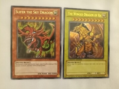 SLIFER THE SKY DRAGON THE WINGED DRAGON OF RA COLLECTOR'S ULTRA RARE! YUGI CARDS-image
