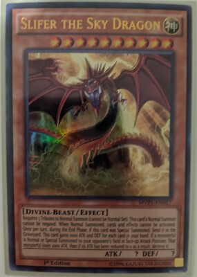 YuGiOh Slifer the Sky Dragon Ultra Rare 1st Edition MVP1-EN057-image