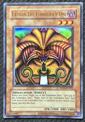 Yugioh Exodia The Forbidden One Retro Pack 2020 Reprint Ultra Rare RP01-EN021 NM-image