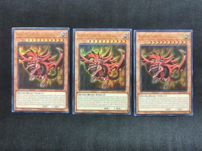 * 3x - EGS1-EN001 - Slifer the Sky Dragon - LP-image