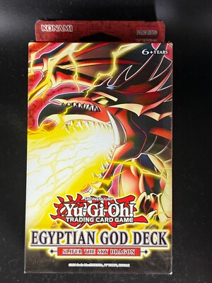 Yu-Gi-Oh! Egyptian God Deck Slifer The Sky Dragon  Hanger - 1st Edition - Sealed-image