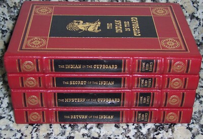 easton press INDIAN IN THE CUPBOARD 4 vols -Lynne R Banks Return Secret Mystery-image