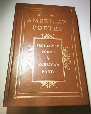 Treasury Of American Poetry: Best Loved Poems N. Sullivan Leather Bound 1993 NEW-image