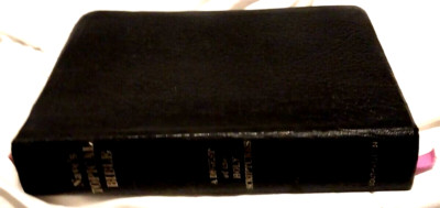 Nave's Topical Bible Black Leather Southwestern 1962 Thumb Index -image
