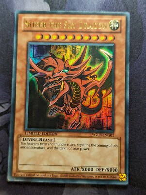 Yu-Gi-Oh! - Slifer the Sky Dragon - YGLD-ENG01 - Ultra Rare - VLP/LP-image