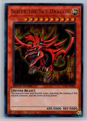 Yu-Gi-Oh! Slifer the Sky Dragon LC01-EN002 Limited Ultra Rare NM 001-image