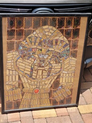 Yugioh Exodia The Forbidden One Handmade From Cards Framed Art College OOAK-image