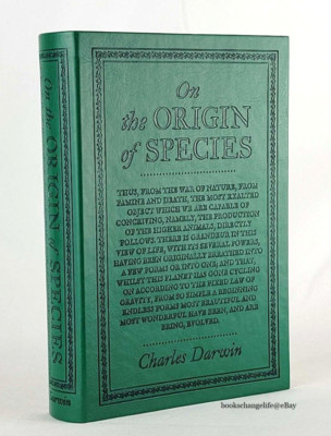 ON THE ORIGIN OF SPECIES by Charles Darwin Faux Leather Flexi Bound Brand NEW-image
