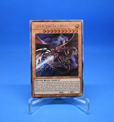 Yu-Gi-Oh! Slifer the Sky Dragon [TN19-EN008] Prismatic Secret Rare Ltd Ed NM-image