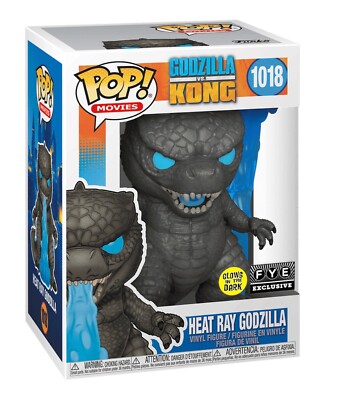 🔥Funko Pop! Movies: Godzilla vs Kong - HEAT RAY GODZILLA #1018 GITD Spec Ed🔥-image