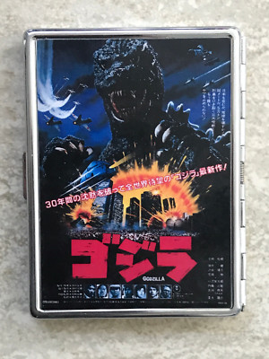 GODZILLA I.D. CASE Japanese Movie Poster 2 sided Weighty Silver interior clip-image