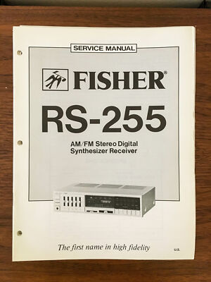 Fisher RS-255 Receiver Service Manual *Original*-image