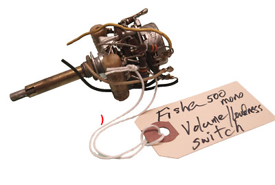 Fisher 500 (mono) [aka TA-500] ORIGINAL Volume Pot & Loudness Contour Switch-image