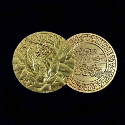 Anime Yu-Gi-Oh! 25th Anniversary Limited Edition Metal Embossed Coin Keychain-image