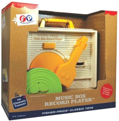 FISHER PRICE CLASSICS Music Box RECORD PLAYER, New-image