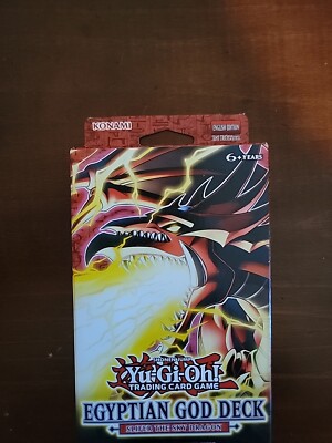 Yugioh Egyptian God Deck Slifer The Sky Dragon 1st Ed Sealed!-image