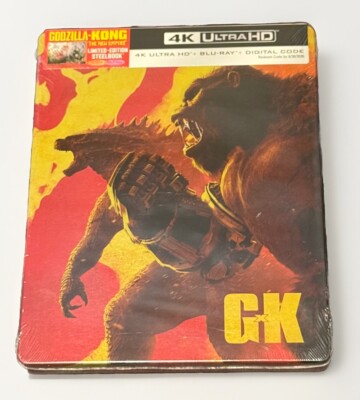 Godzilla X Kong The New Empire 4K/Bluray/Digital WALMART Exclusive Steelbook NEW-image
