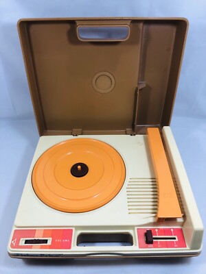 1978 Fisher-Price Record Player 825 Vintage Phonograph 33 & 45 Working PLS READ-image