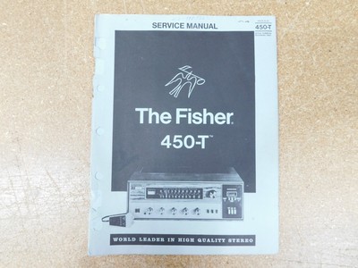 The Fisher 450-T AM-FM Receiver Service Manual w/ Schematics (original)-image