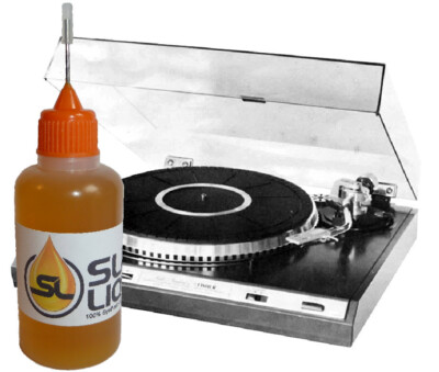 Slick Liquid Lube Bearings, BEST 100% Synthetic Oil for Fisher or Any Turntable-image