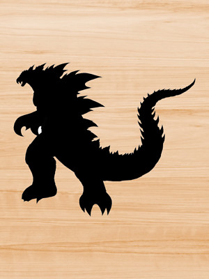 Decal Vinyl Car Truck Sticker - Trilopod Godzilla Kajui You Pick Size & Color-image