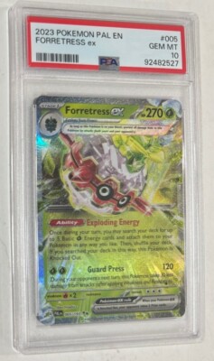 Pokemon TCG Forrestress Ex Paldea Evolved PSA Graded Gem 10 Scarlet Violet-image