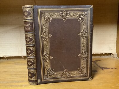 1854 Poems By William Cullen Bryant - Illustrated Fine Binding-image
