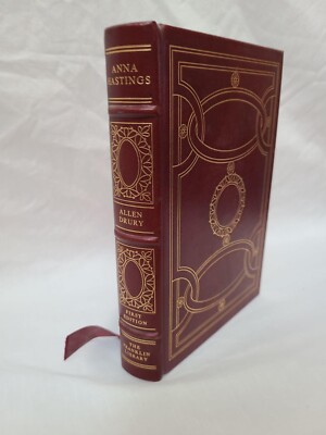 Anna Hastings by Allen Drury First Edition Leather Bound Franklin Library 1977-image