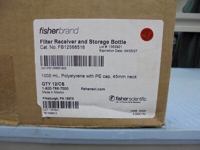 Fisher Brand FB12566516 Filter Receiver and Storage Bottle 1000ml Polystyrene-image