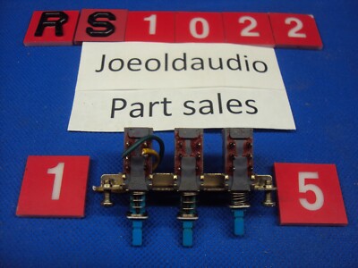 Fisher RS-1022 Receiver 3 Way Push Button Switch. Tested. Parting Out RS-1022-image