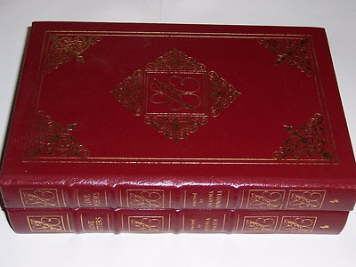easton press LOVE LETTERS & POEMS 2 vols selected by Fraser & Brownell-image