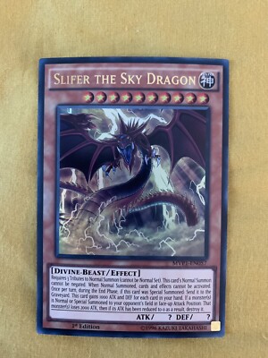 YuGiOh Card - Slifer the Sky Dragon MVP1-EN057 Ultra Rare- 1st-image