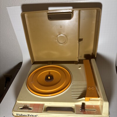 Vintage 1983 Fisher Price Record Player Turntable #825 33 45 RPM-image