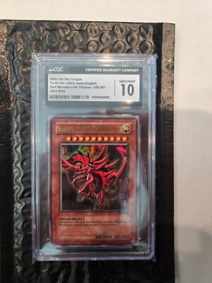 CGC GEM MINT 10 Yu-Gi-Oh! Slifer the Sky Dragon Worldwide Edition Promos GBI-001-image