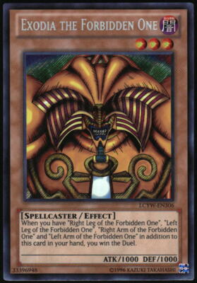 Yu-Gi-Oh! - Exodia The Forbidden One 2012 LCYW-EN306 Secret Rare Unlimited-image