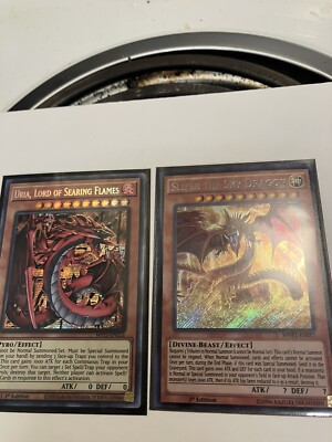 Yu-Gi-Oh! TCG Slifer the Sky Dragon MVP1-ENS57+Uria, Lord of Searing Flames Mp21-image