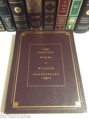 Selected Works of William Shakespeare - leather-bound-image
