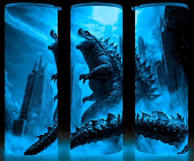 Glow in the Dark Godzilla with Atomic Breath King of Monsters Cup Mug Tumbler-image