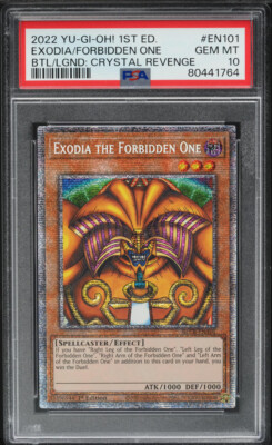 YUGIOH 1ST BLCR-EN101 EXODIA FORBIDDEN ONE STARLIGHT PSA 10 GEM MINT #80441764-image