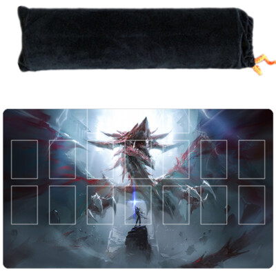 Slifer the Sky Dragon YU-GI-OH! Playmat TCG Card Game Play Mat Mouse Pad _y41-image